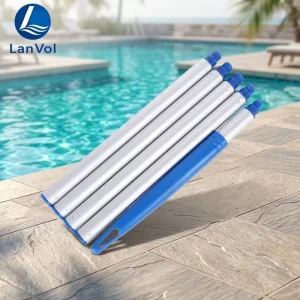Customized 5 Section Aluminum Extension Pole Extendable Telescopic Rod for Swimming Pool Cleaning Tools