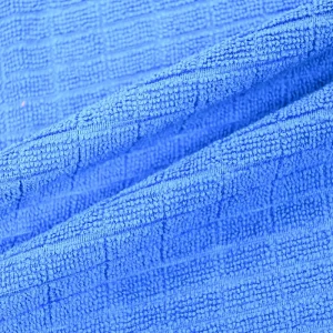 Customized 80% Microfiber 20% Polyester Polyamide Durable Warp Knitted Checkered Towel Absorbent for Cleaning Kitchen Floors