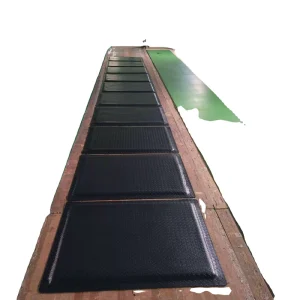 Customized Black Anti Slip PVC Surface Anti Static ESD Cushion Anti-Fatigue Floor Mat for Grounding in ESD Areas
