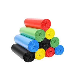 Customized Classic Style Thickened Portable 10 20L Capacity Large Size Black Plastic Trash Bags for Household Use