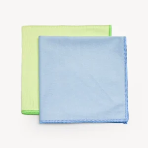 Customized Color Square Microfiber Glass Towel for Cleaning and Polishing Windows-Antibacterial & Reusable