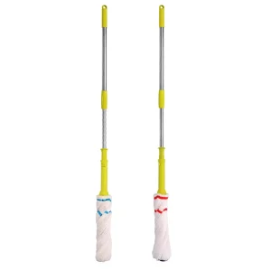 Customized Detachable Long Rod Microfiber Floor Mops for Home Floors Cleaning