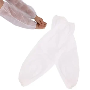 Customized Disposable Arm Worker Sleeves Cover PP Nonwoven Surgical Oversleeve Elastic Cuff Safety Equipment