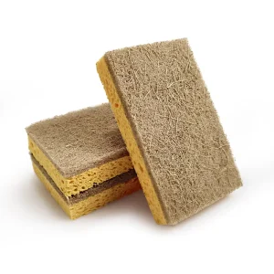 Customized Eco Friendly Biodegradable Square Kitchen Cleaning Tool Other Material Dish Sponge Scouring Pads 500% to 750%
