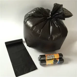Customized General Packaging Black Garbage Trash Rubbish Bag
