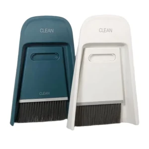 Customized Logo Acceptable Eco Friendly Broom Wiper and Dustpan Set for Table Cleaning Keyboard Cleaning