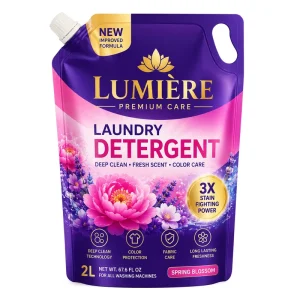 Customized Logo Plastic Laundry Detergent Packaging Bags