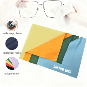Customized Logo Printed Microfiber Lens Cleaning Cloth Customized Packing Soft High Quality Eyeglasses Sunglasses Glasses Cloth