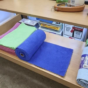 Customized Microfiber Cleaning Cloth Kitchen Cloths Reusable Tear Away Towels Cleaning Cloths in Roll