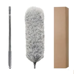 Customized Microfiber Telescopic Furniture Desk Dust Cleaning Duster