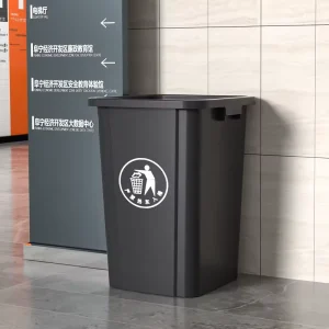 Customized PP Plastic 100L Trash Can Dust Bin Garbage Waste Bin
