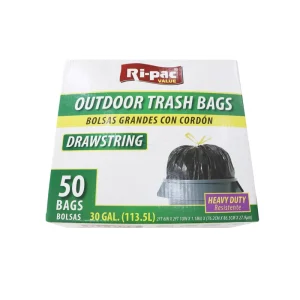 Customized Professional 30 Gallon Heavy Duty PVA PE Plastic Trash Bags Barrier Home Storage Garbage Packaging Customizable Large Trash Bag