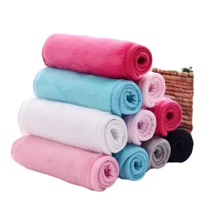 Customized Reusable Woven Soft Face Cloth Microfiber Quick Dry Makeup Remover Towel Adults Available