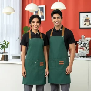 Customized Sleeveless Waterproof Cotton Apron Durable and Washable Stylish for Beauty Workers