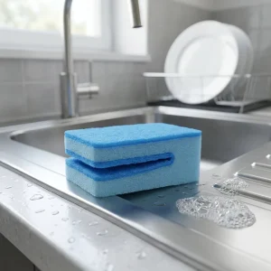 Customized U Type Scrub Sponge Personalized Shape Size Cleaning Sponge for Household Commercial Kitchen Dish Washing Use