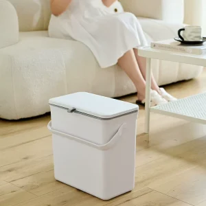 Customized Wall Mounted Kitchen Waste Bin Garbage Bin Plastic Small Waste Bin With Lid for Kitchen