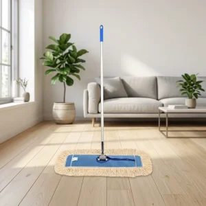 Cut-End Blend Cotton Yarn Dust Mop for Hard Floors Including Hardwood Vinyl Tile and Laminate
