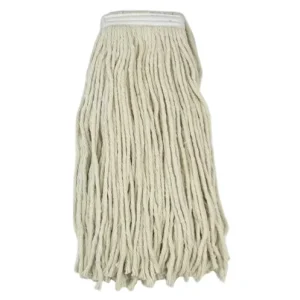 Cut End Natural White Friction Spinning Cotton Mop Head Industrial Mop Refill Wet Mop Head