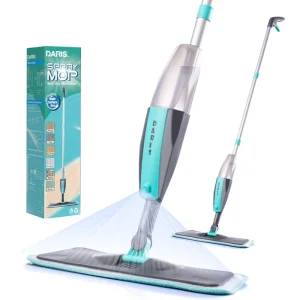 DARIS Microfiber Wet Dry Mops 360 Degree Water Spray Mops for Floor Cleaning Home Kitchen Use