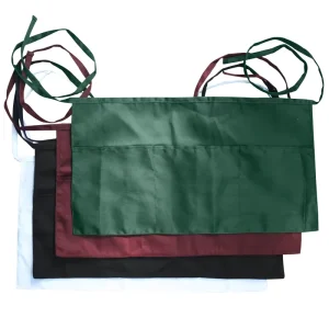 DISHIXIAO OEM Factory Custom Heavy Polyester Cotton Classic Breathable Soft Waist Apron Waterproof Short Half Cleaning Washable
