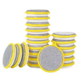 DS1989 Kitchen Scrub Brush Scouring Pad Double Side Dishwashing Sponge for Efficient Cleaning Sponges & Scouring Pads