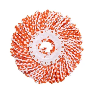 DS2019 Microfiber Mop Head Steel for Self-Wringer Four-Side Wringing Clean Floor Replacement