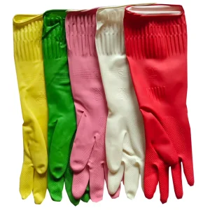 DS3505 Flexible Long Waterproof Rubber Cleaning Gloves for Household Car Wash Reusable Dishwashing Gloves for Kitchen