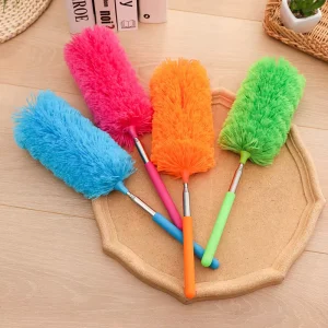 DS3664 Washable and Extendable Duster for Office Car Window Furniture Ceiling Fan Duster Microfiber Feather Duster for Cleaning