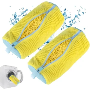 DS5177 Shoe Laundry Bag for Washing Machine Sneaker Cleaner Shoe Bag for Washer and Dryer Microfiber Shoe Washing Bag