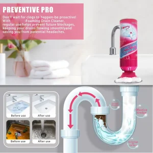 Daily Necessities High Definition Cleanliness Drain Cleaner Powerful Fast Dissolving Kitchen Bathroom