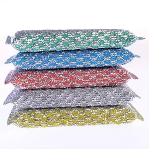 Dannijia Cleaning Sponge Polyester Material Stainless Steel and Eco-Friendly Scrubber Raw Material Scouring Pad Roll