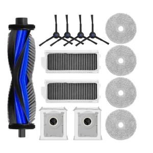 Deebot Mini Accessories Kit Roller Brush Filter Side Brush Mop Pad Dust Bag for Ecovacs Vacuum Cleaner