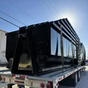 Demolition Hook Lift Bin Heavy Duty Steel for Construction Demolition Debris Handling Hook Roll off Dumpster Skip Container
