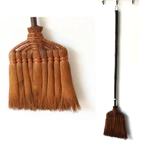 Designer Brooms Factory in China Garden Long Wood Handle Bamboo Broom