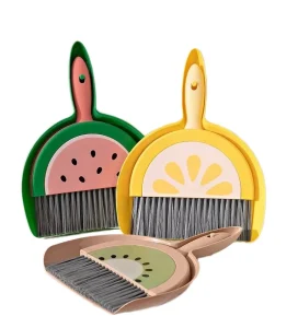 Desktop Mini Broom Dustpan Set with Garbage Shovel PP Material Nordic Color for Household Cleaning Tools