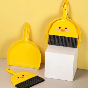Desktop Mini Plastic Wire Broom Head Set Home Use Table Sweeping Tools Dustpan Combination