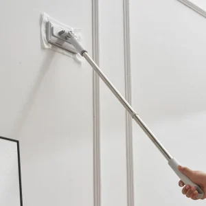 Detachable Steel Pole Floor Cleaner Mop Multi Use Disposable Mops for Facial Cloth Towel Cleaning Equipment