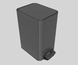 Diaper Bin Metal Waste Kitchen Bathroom Commercial Hotel Pedal Stainless Steel Trash Bin