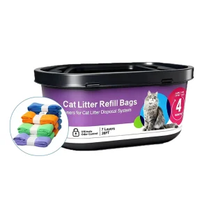 Diaper Pail Refills Thickened Nappy Bin Refill Bags Auto Trash Can Diaper Cat Litter Boxes Pet Waste Bags