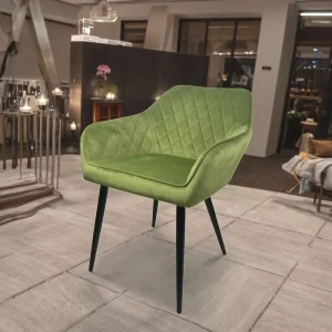 Dining Furniture Modern Fashion Side Chair with Metal Legs Nordic Style Upholstered Apartment Dining Chair