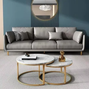 Direct Factory Price Three Seat Fabric Sofa with High Density Sponge for Living Rooms Bulk Buy