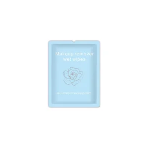 Direct Factory Sale Disposable Eco Friendly Female Brand Makeup Remover Wet Cleansing Wipes with Customizable Logo