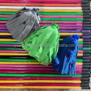 Direct Sales Cotton Microfiber Mop Head Mopping Cleaner Floor Cleaning Commercial Indoor House Dust Floor Cleaning Mop
