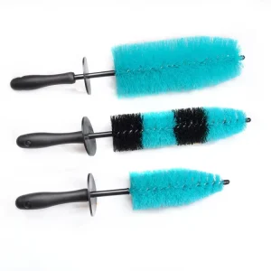 Dirt Removal Scratch-Free Car Detailing Wheel Cleaning Brushes Tools Set for Rims Tires Alloy Wheels