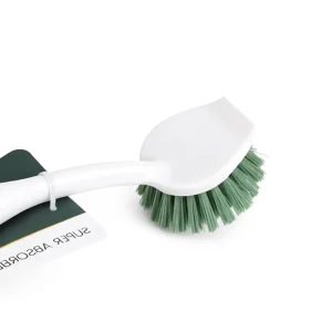 Dish Brush with Handle Dish Scrubber Brush for Dishes and Pans Kitchen Scrub Brush Cleaning Brush for Kitchen Sink Cleaning