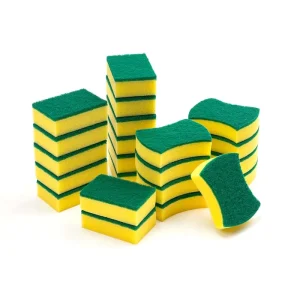 Dish Pan Pot Washing Scrub Sponge Kitchen Thick Scrubber Pad Cleaning Scouring Sponge Pads Scourer Sponges