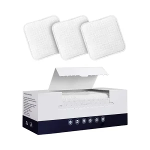 Disposable 3-Layer Soft Lint-Free Arched Edges Pure Cotton Pads for Face Makeup Remover