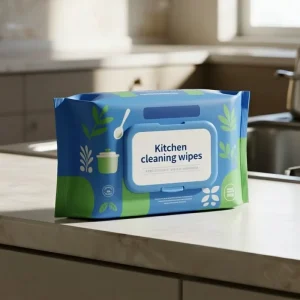 Disposable Antibacterial Cleaning Wet Wipes Household Wet Wipes Multi function Kitchen Cleaning Wet Wipes 80pcs