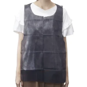 Disposable Apron Non Woven Bib for Restaurant Guests Waterproof and Oil Proof Apron