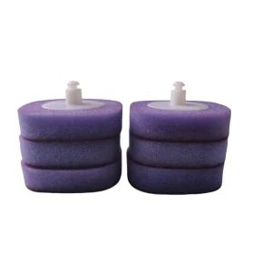 Disposable Bathroom Sponges & Scouring Pads Toilet Brush Replacement for Convenient Cleaning